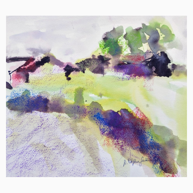 Ombrie 3 - Encre, techniques mixtes